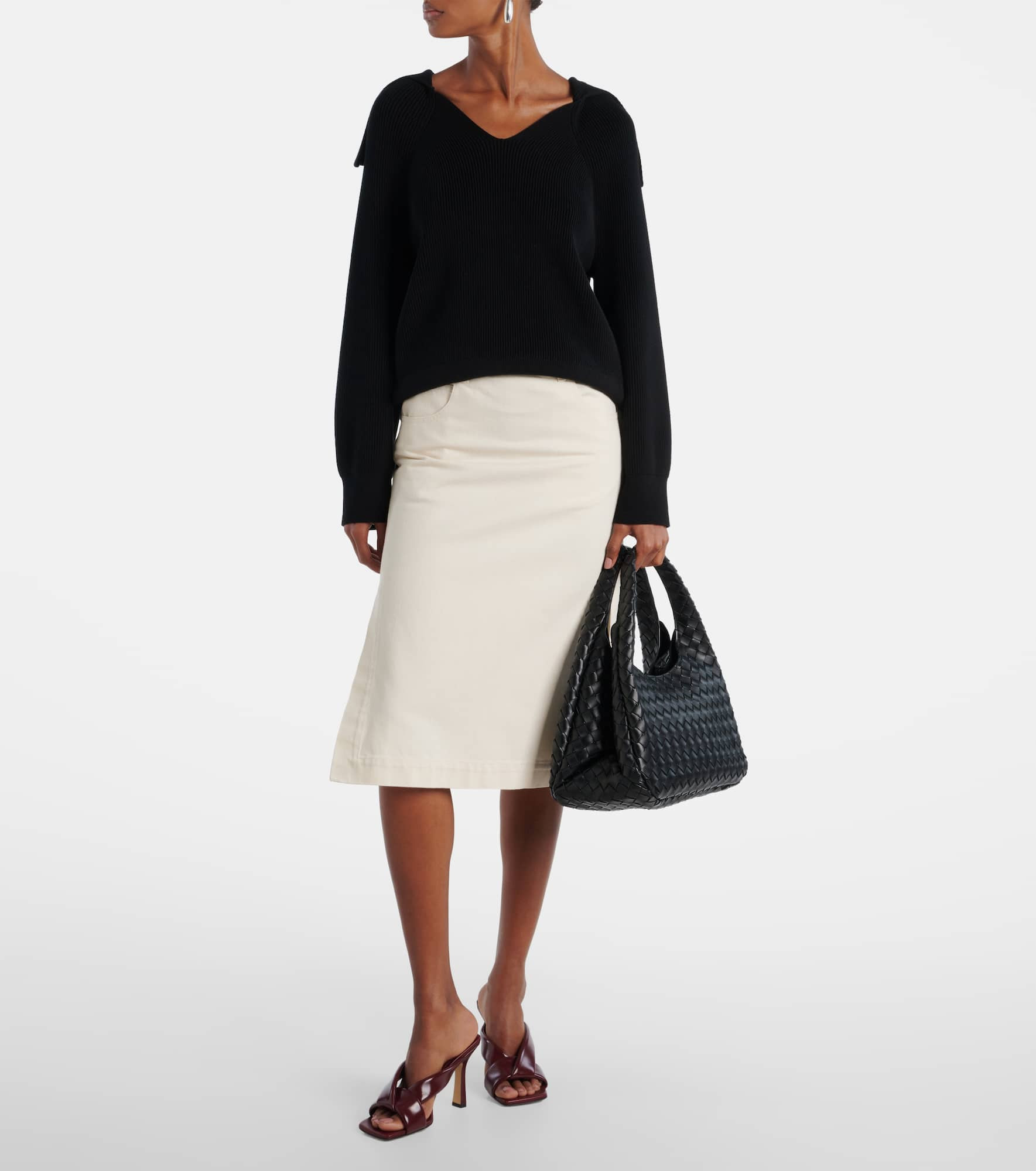 Campana Medium leather tote bag - 5