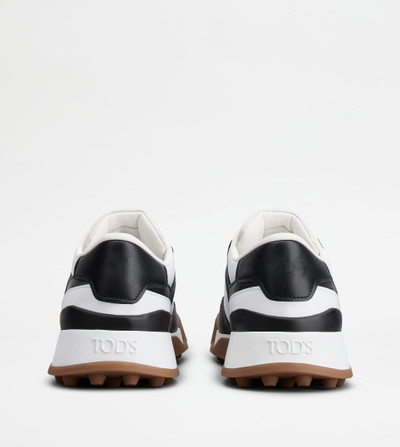 Tod's TOD'S SNEAKERS IN LEATHER - WHITE, BLACK outlook