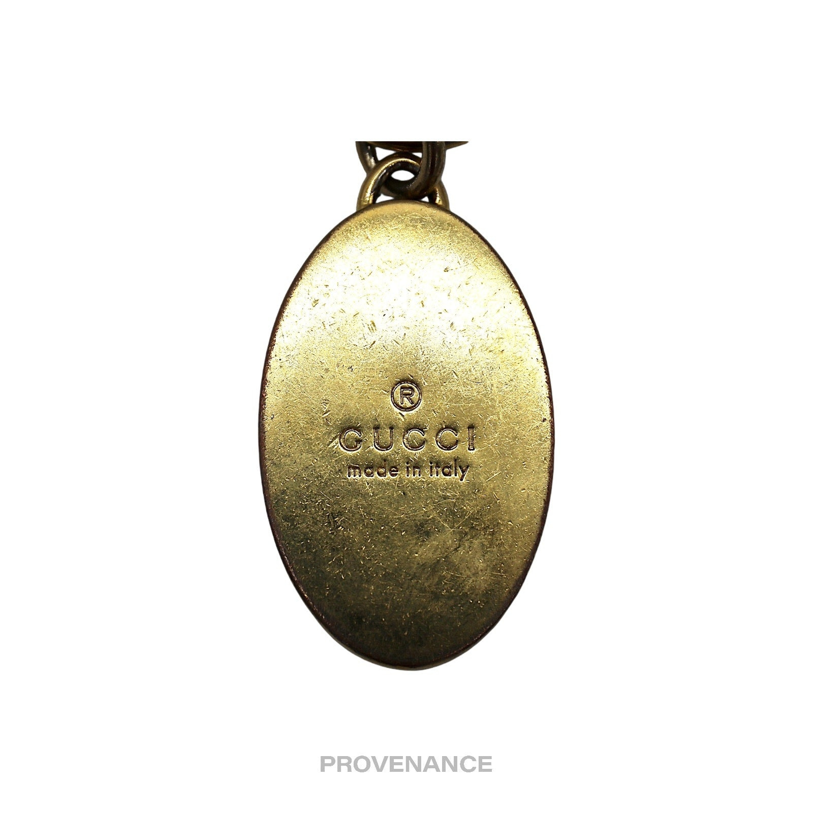 Gucci GG Marmont Keychain - Aged Gold Red - 7