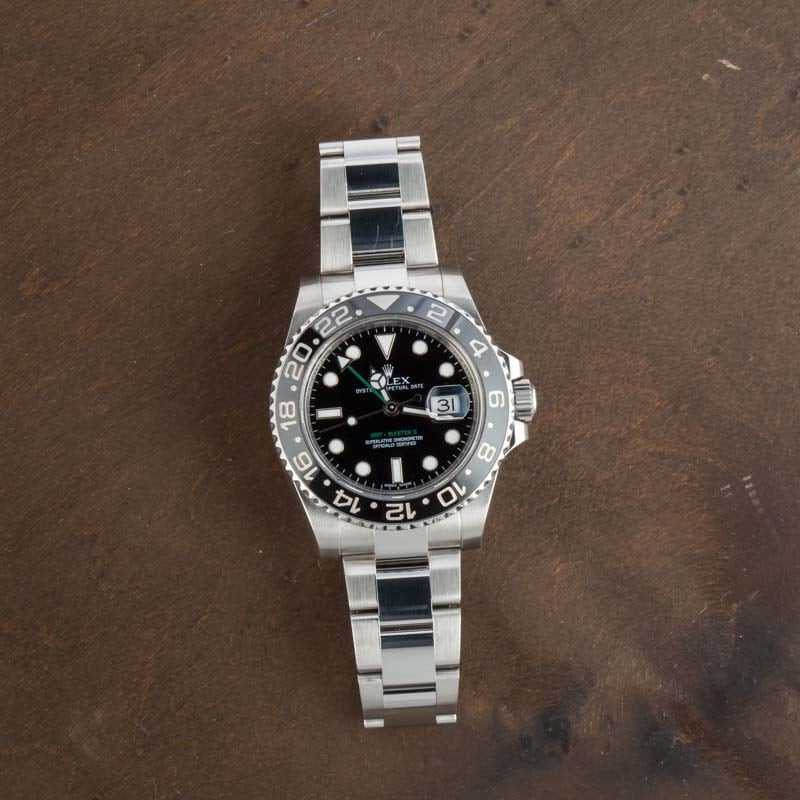 Rolex GMT-Master II Ref 116710 Black Superluminova Dial - 6
