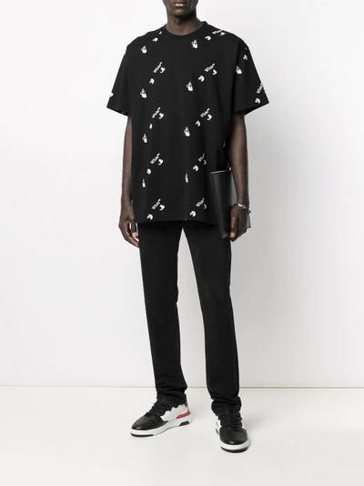 Off-White Swimming Man logo-print T-shirt outlook