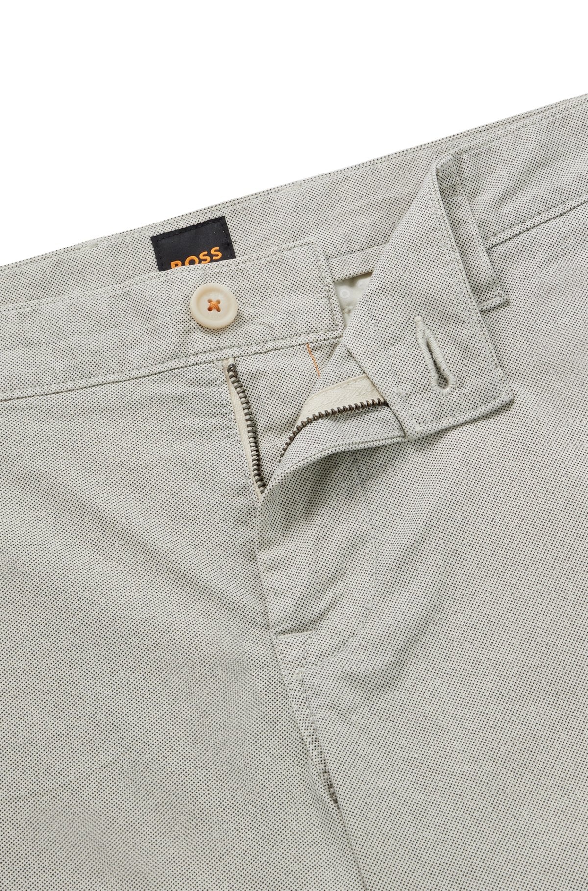 SLIM-FIT SHORTS IN PRINTED STRETCH-COTTON TWILL - 6