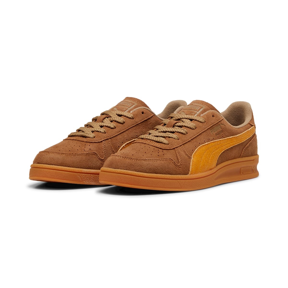 PUMA Indoor R Suede 'Chocolate Chip Sport Yellow' 398531-02 - 3