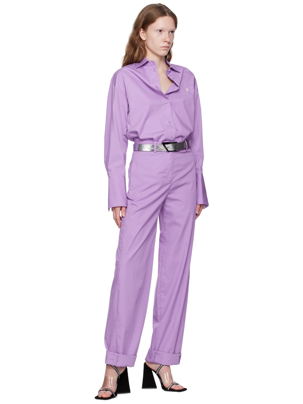 Purple Jagger Trousers - 5