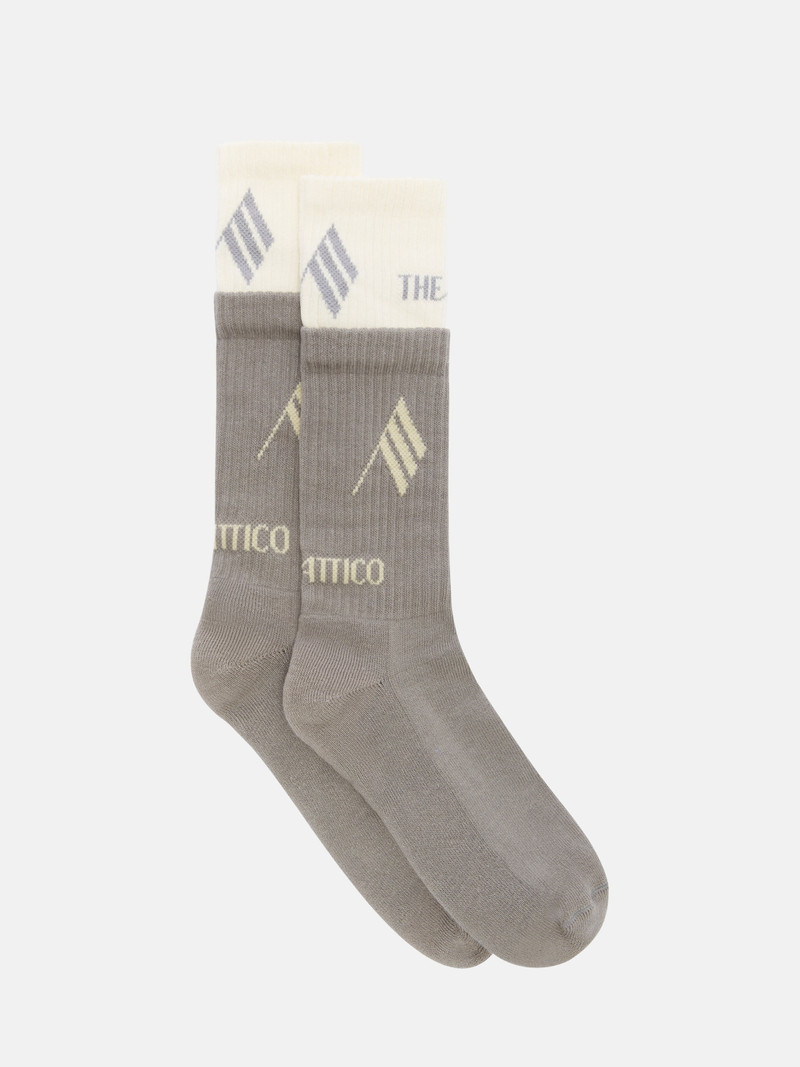 LIGHT GREY SOCKS 1