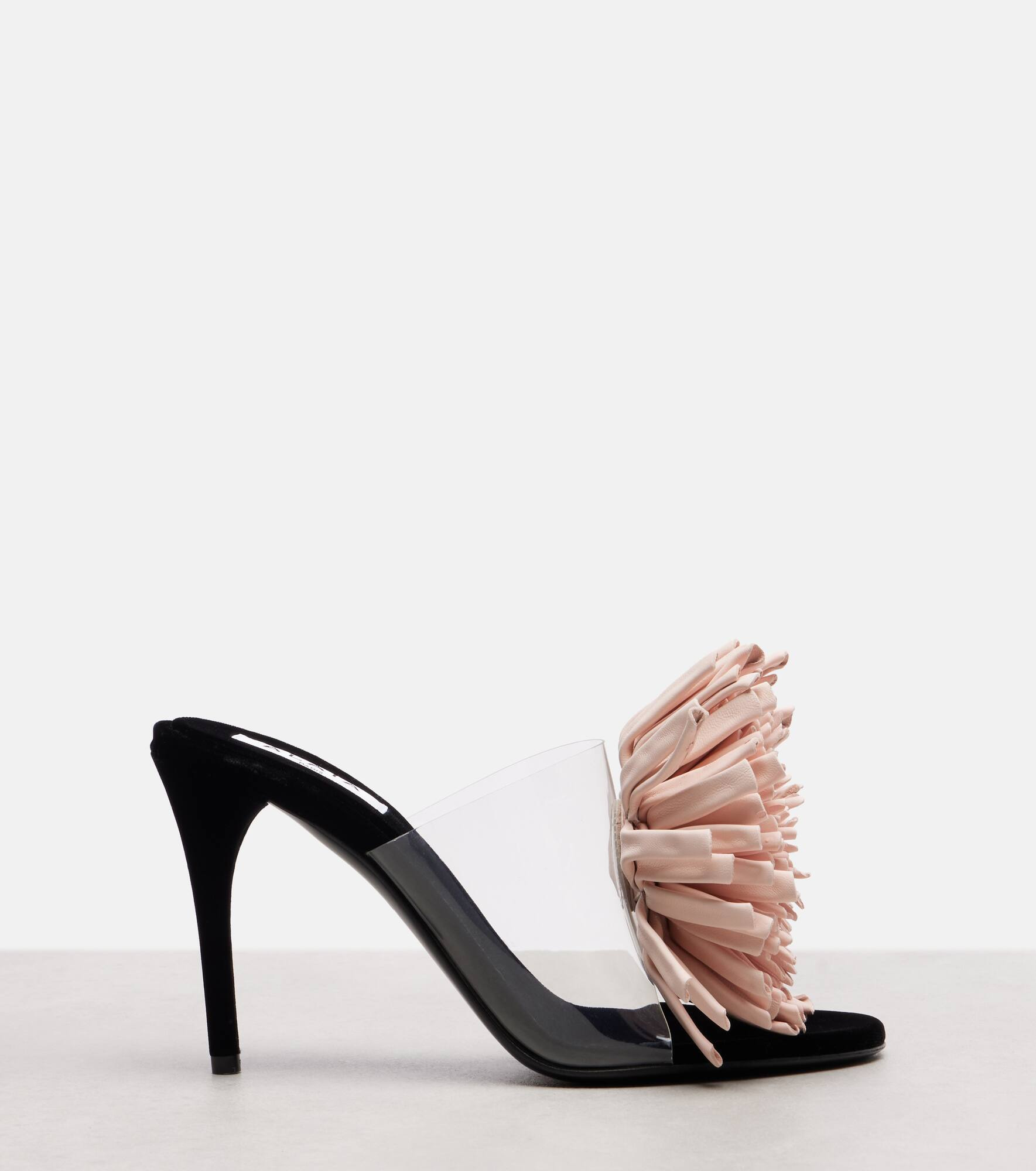 Asymmetric 90 leather sandals - 4