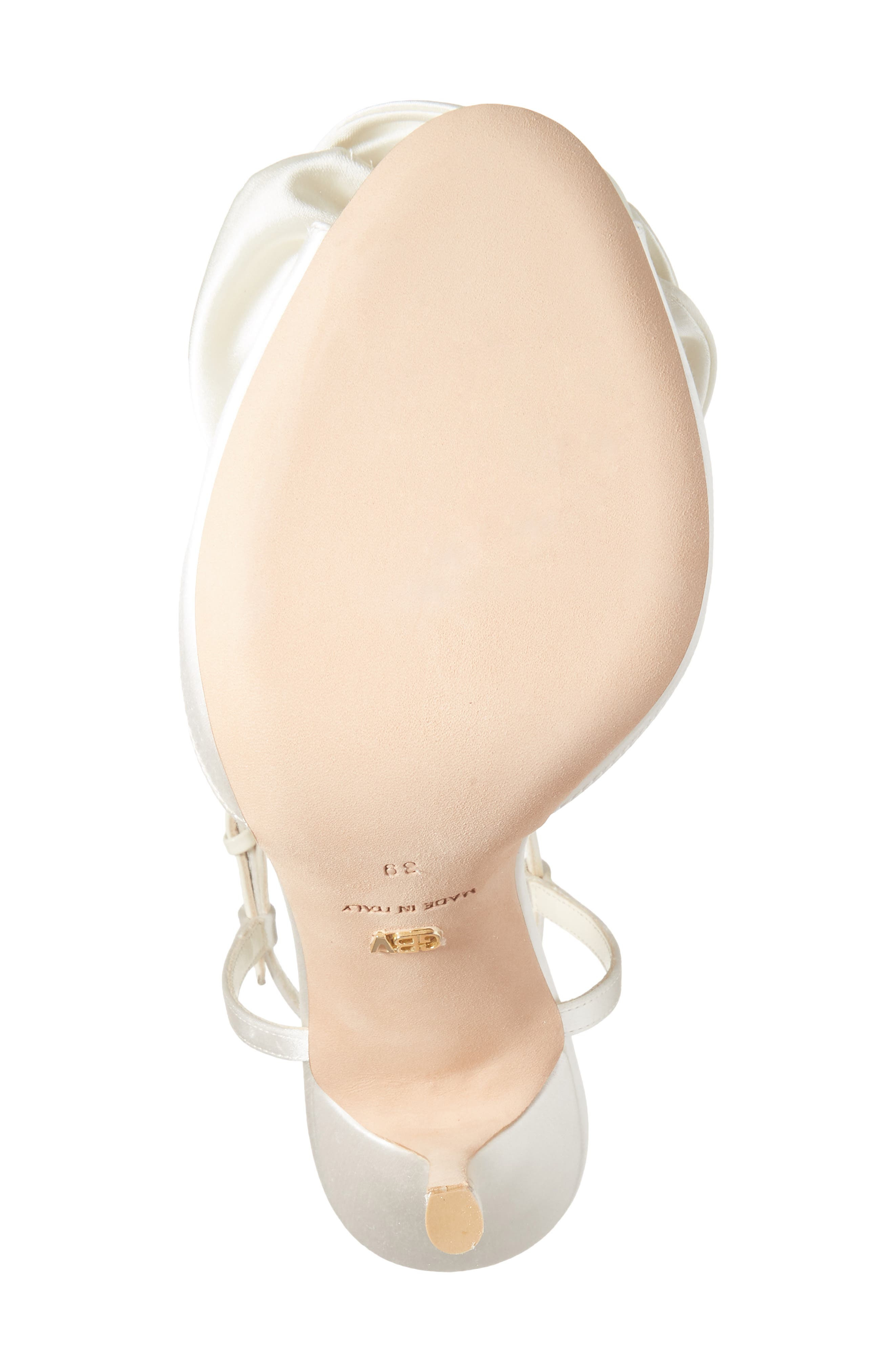 Giambattista Valli Rosette Embellished Sandal in Ivory 1101 at Nordstrom - 6