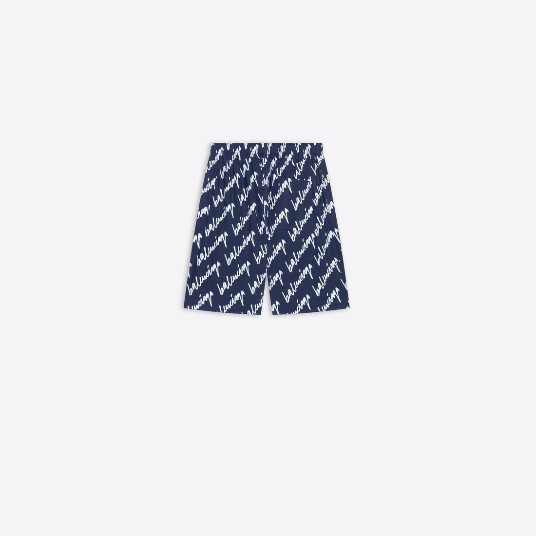 Men's New Scribble Pyjama Shorts  in Indigo - 2