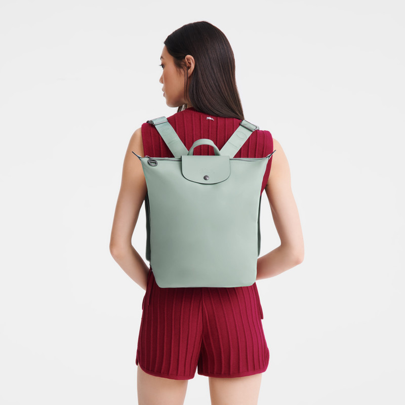 Longchamp Le Pliage Xtra M Backpack Vervain - Leather outlook