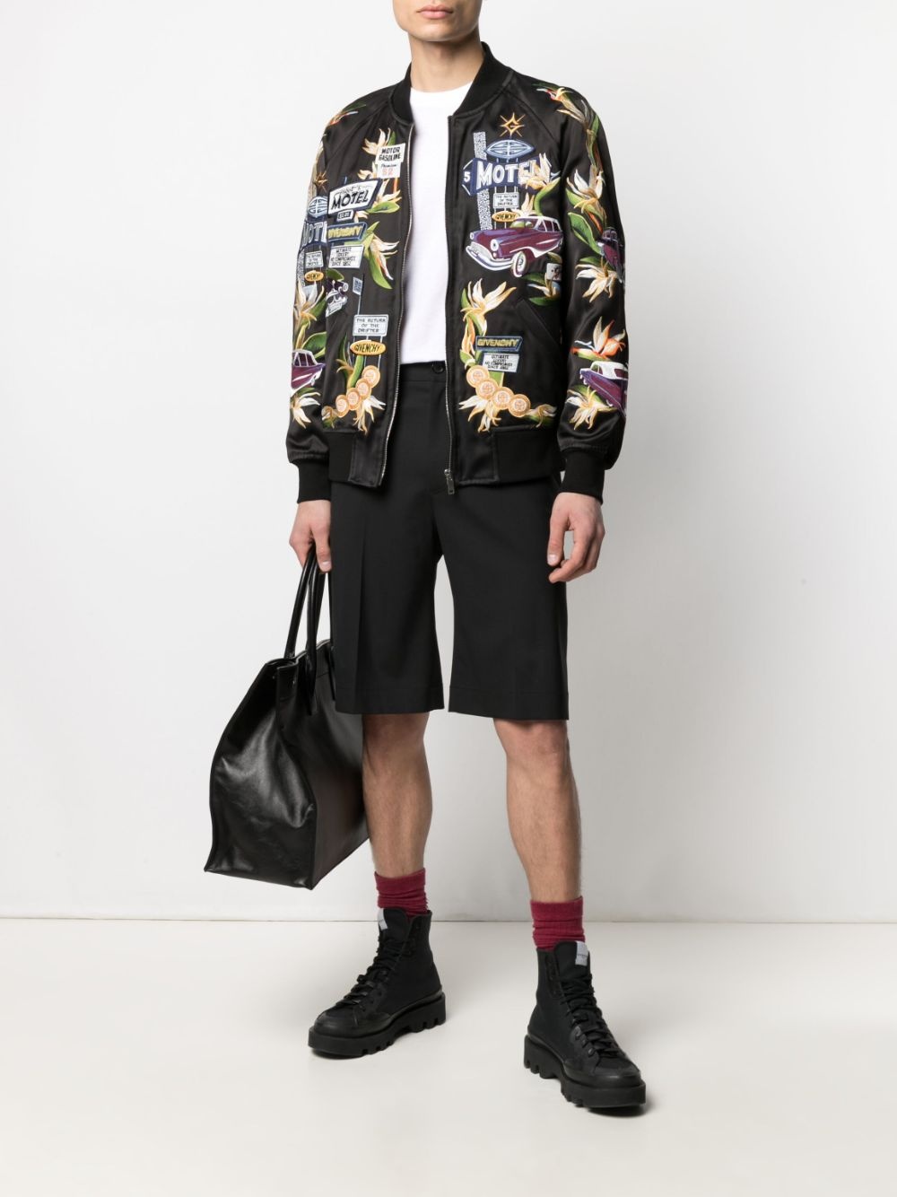 motel-embroidered bomber jacket - 2