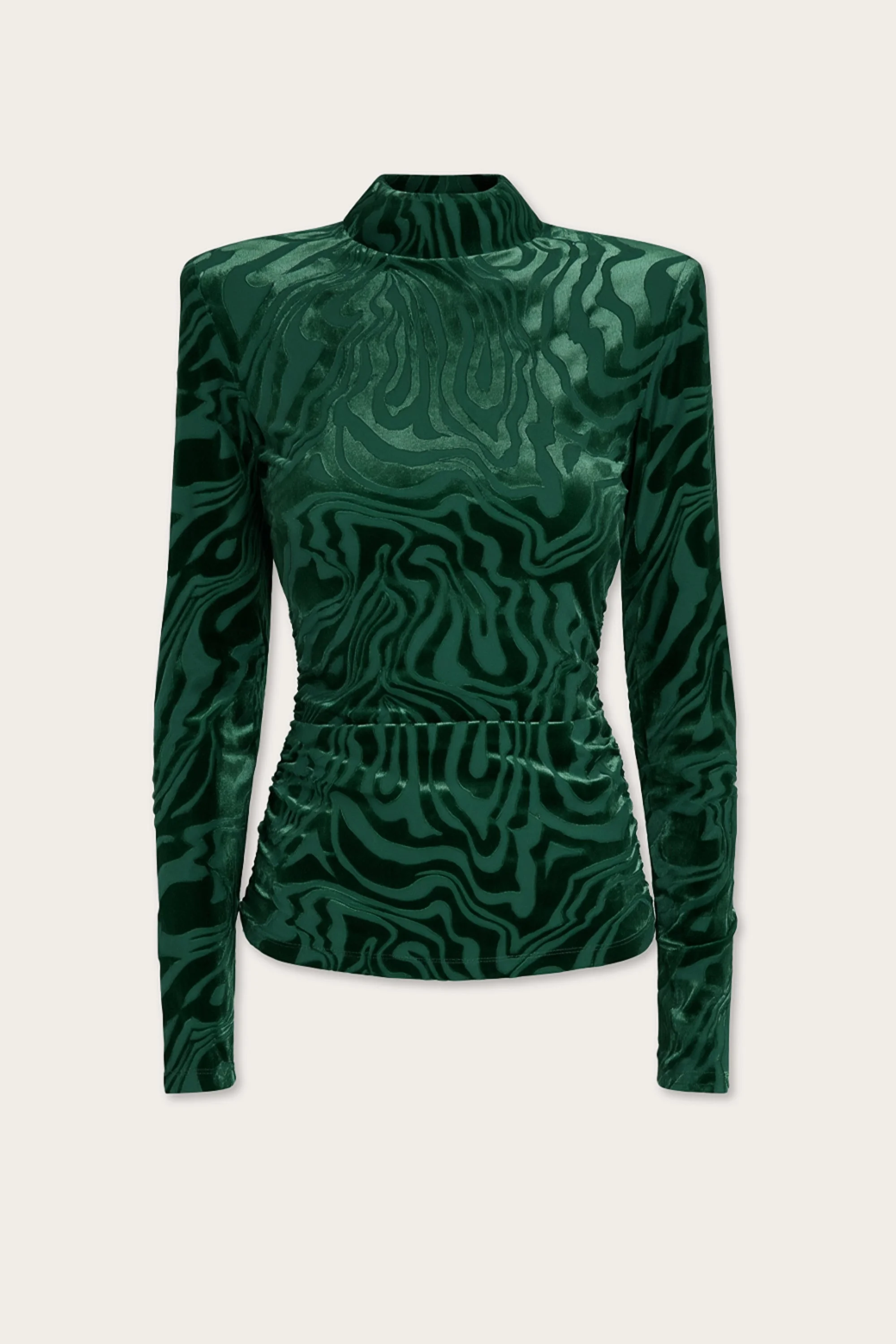 Annabelle Burnout Long Sleeve Top - 1