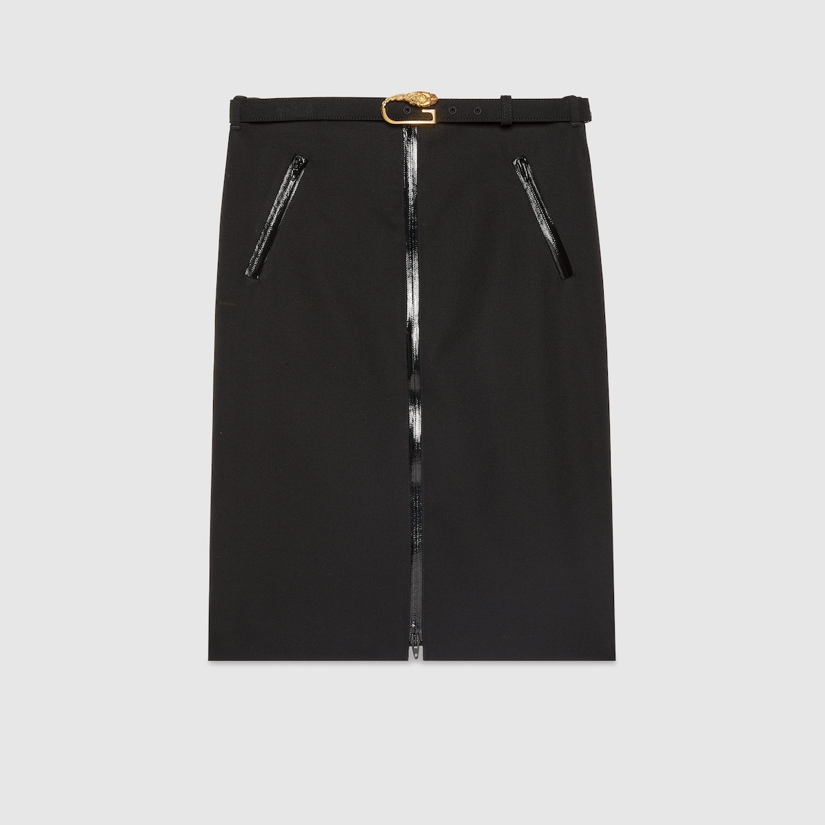 【送料&関税込】Gucci Wool Skirt With Removable Belt GUCCI Wool skirt with detachable belt | REVERSIBLE