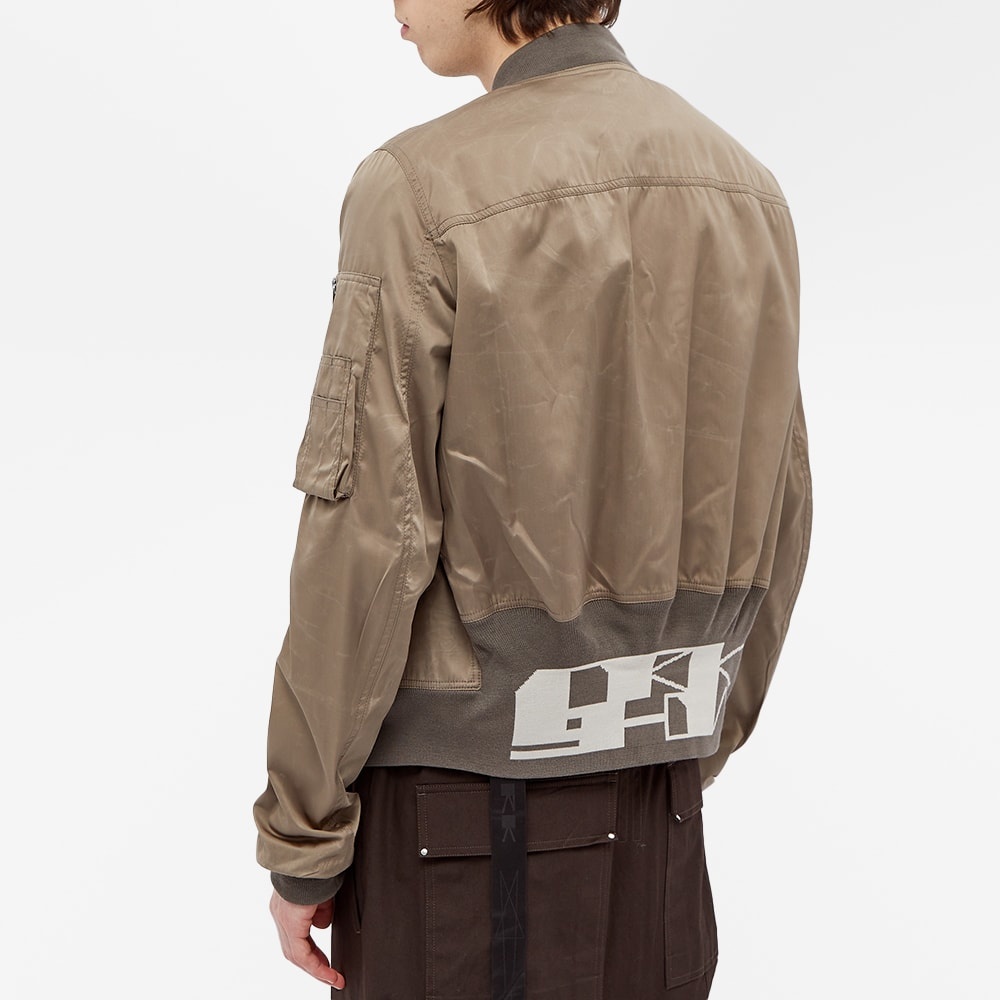 Rick Owens DRKSHDW Taffeta Flight Bomber Jacket - 7