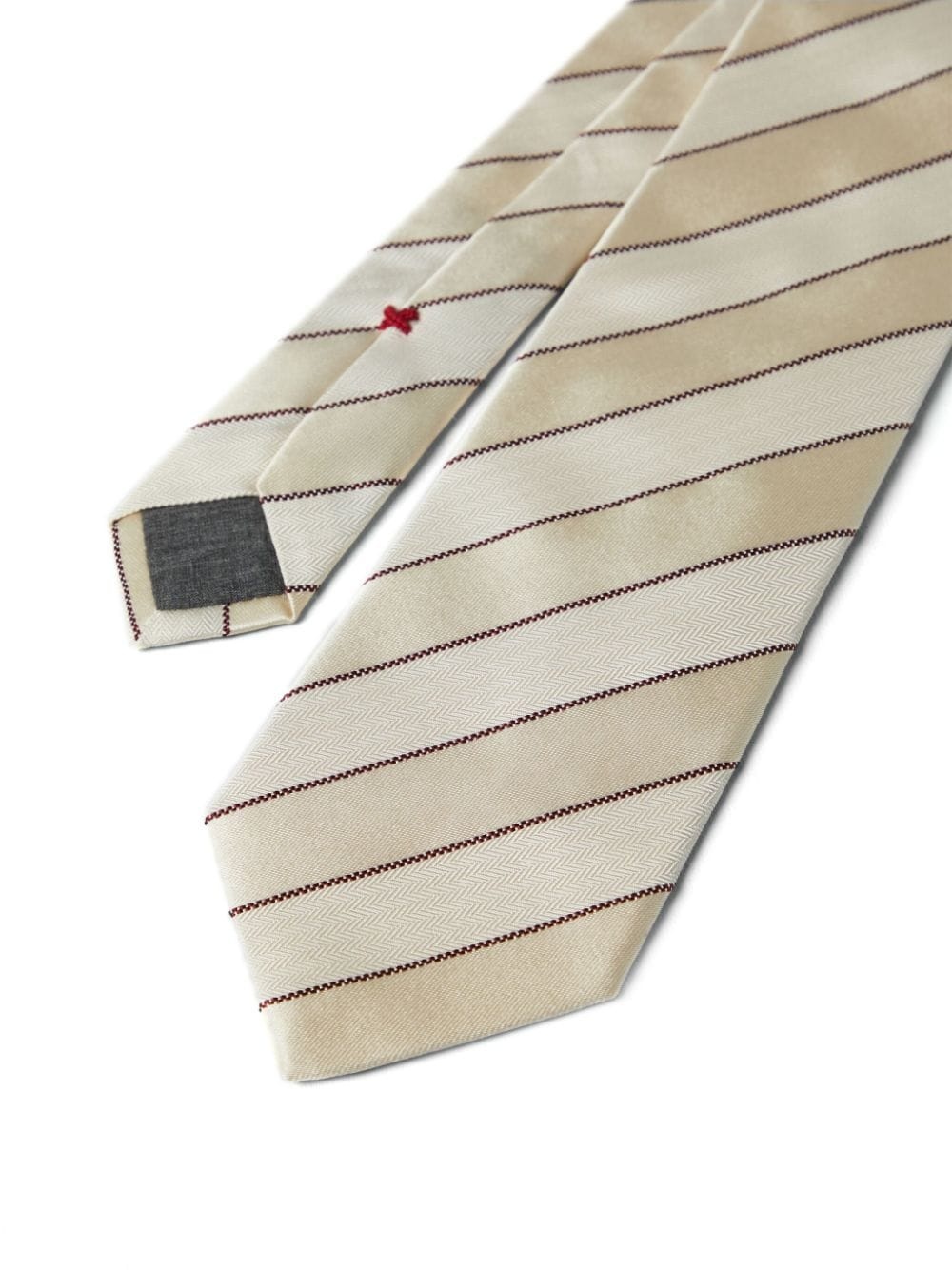 striped silk tie - 3