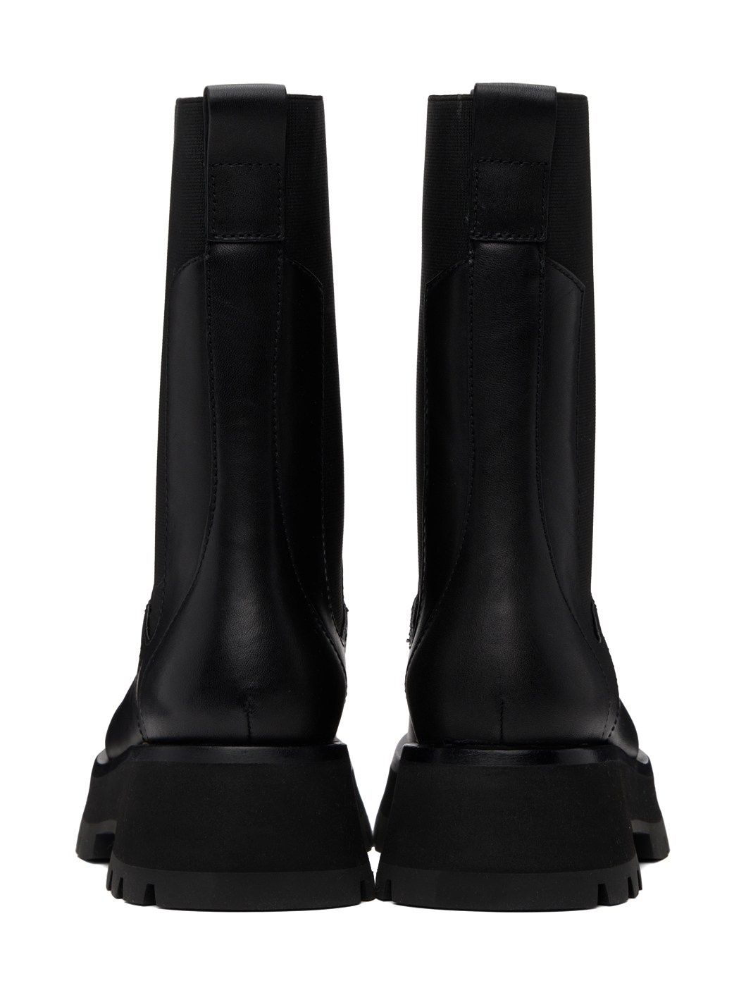 Black Kate Lug Sole Boots - 2
