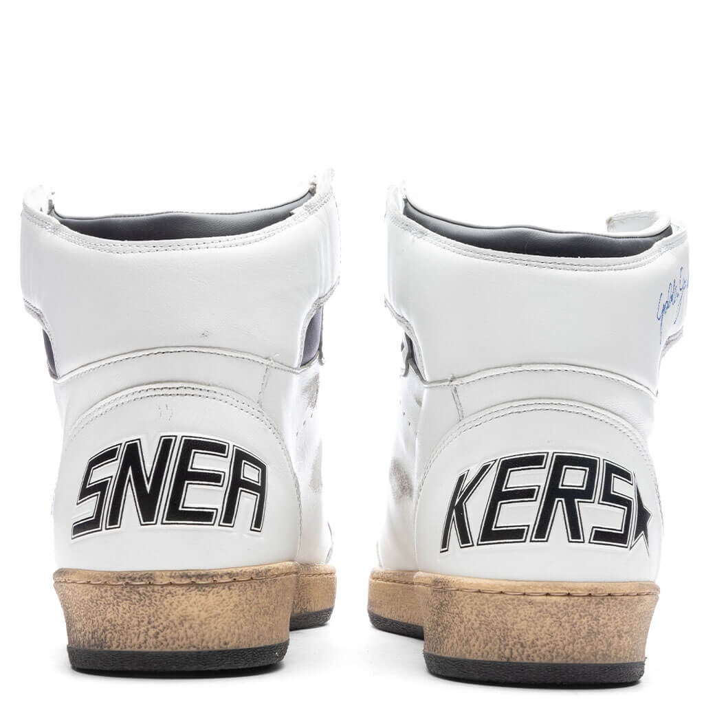 SKY STAR NAPPA SNEAKERS - WHITE/BLACK - 4