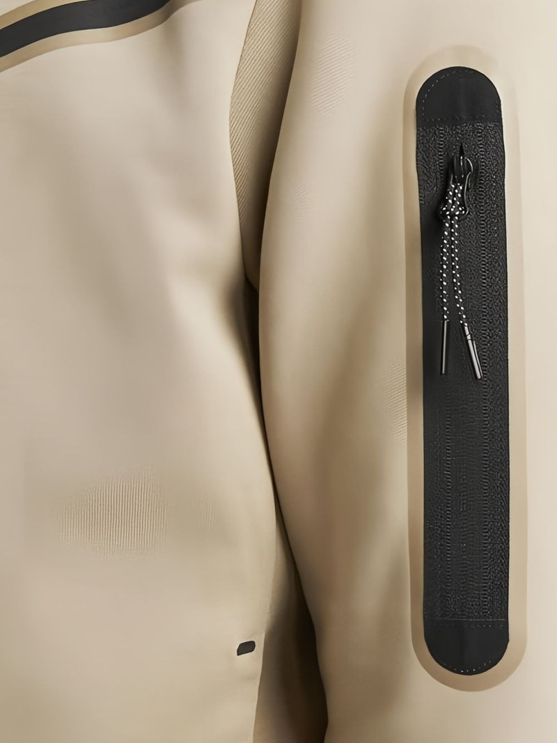 sleeve-pocket zip-up hoodie 4