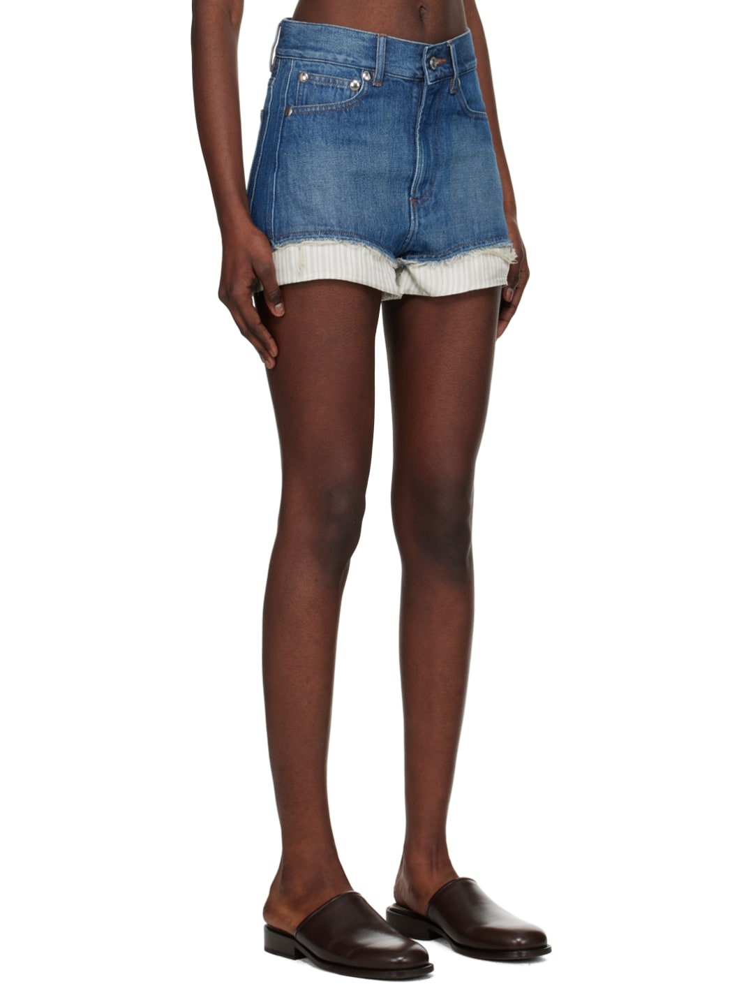 Indigo Natacha Ramsay-Levi Edition Versailles Denim Shorts - 2