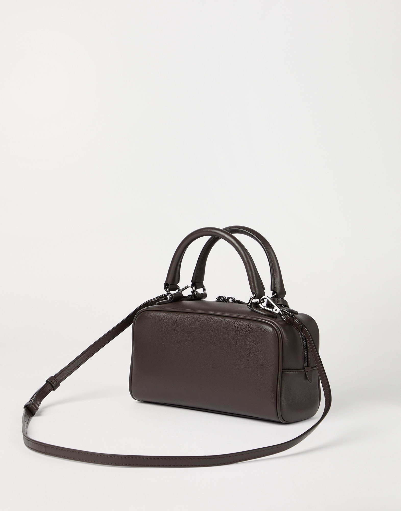 Explorer small Boston bag in glossy nappa leather - 2