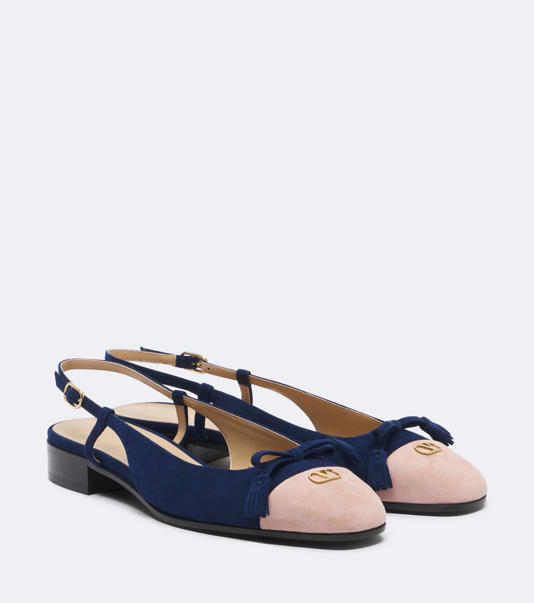 Valet Du Roi suede slingback flats - 1