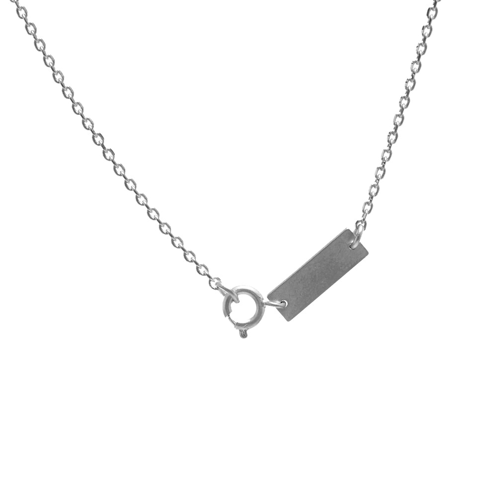 Maison Margiela Logo Ring Necklace - 3