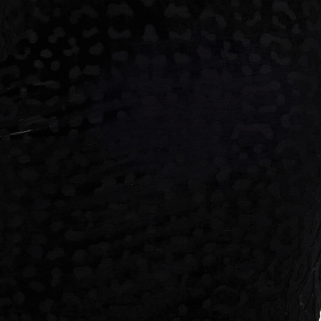 Black Sheath Dress With Jaguar Skin Pattern - 5