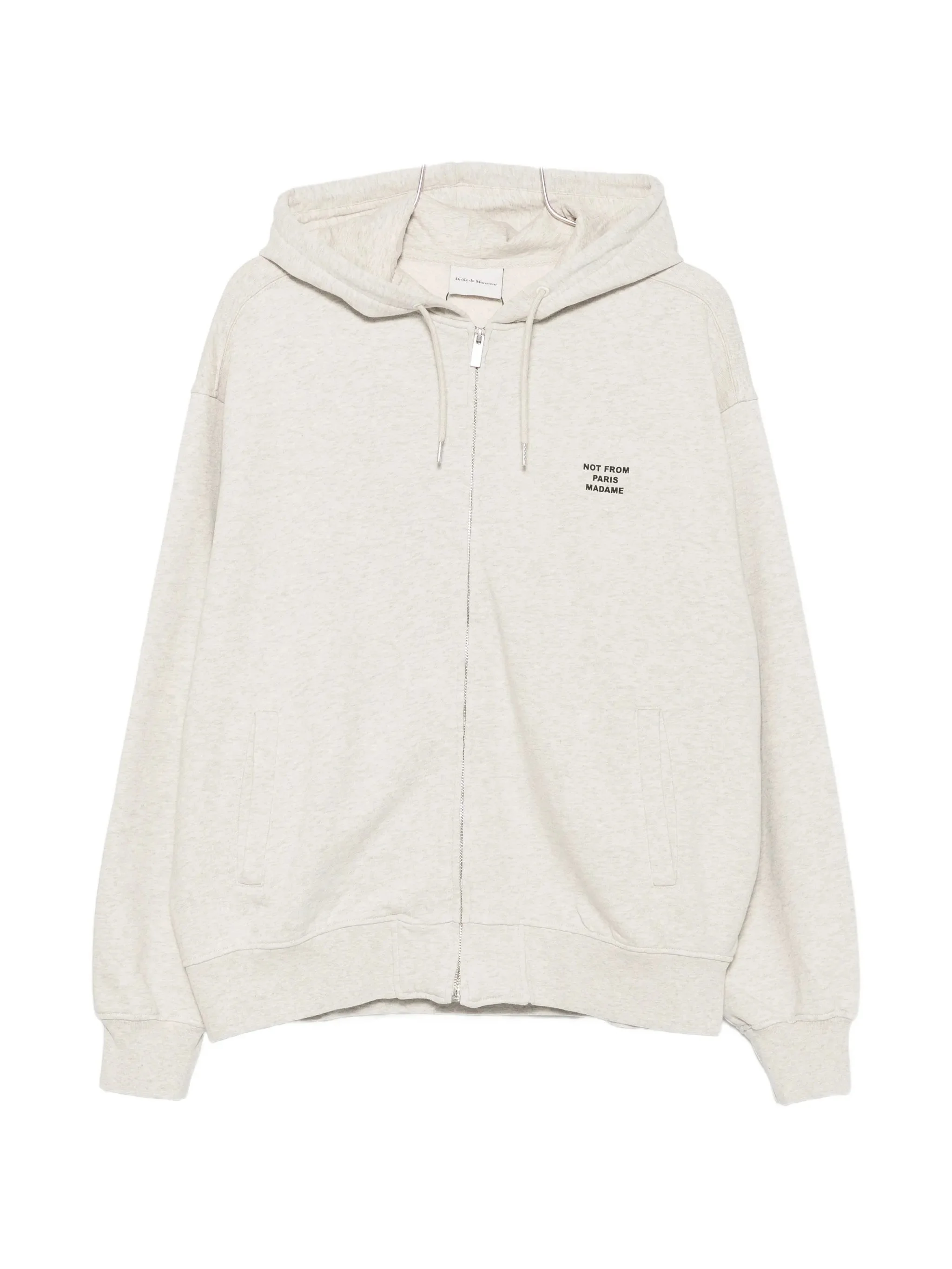 Drole De Monsieur Logo-detail Zip-fastening Hoodie - 1