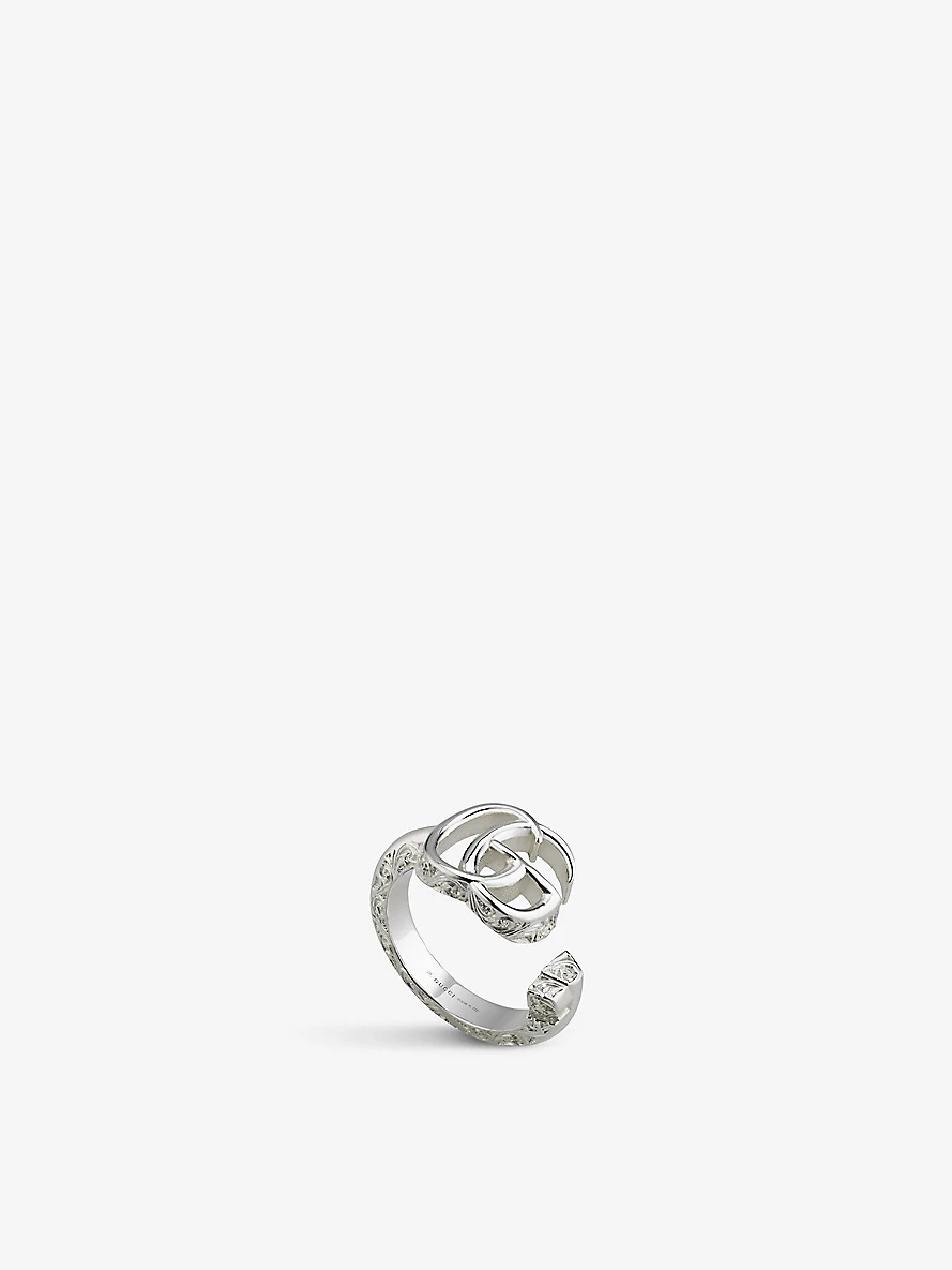 GG Marmont sterling-silver ring - 2