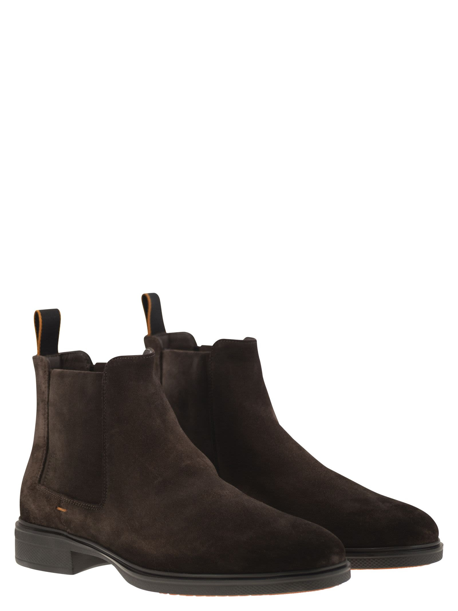 Santoni Men Easy Suede Ankle Boot - 4