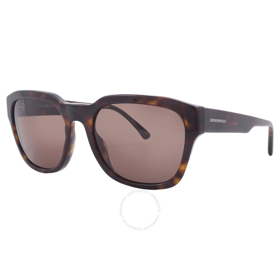 Emporio Armani Brown Square Men's Sunglasses EA4175 587973 55 - 2