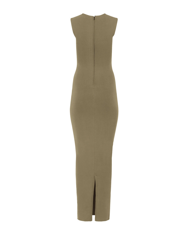 SLEEVELESS MAXI CORK - COTTON SPANDEX 3