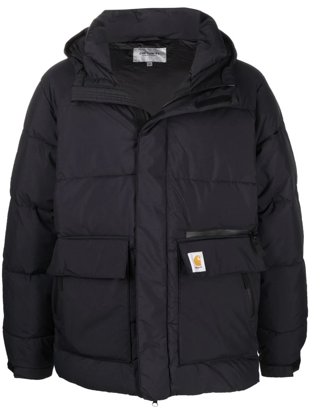 Munro logo-patch padded jacket - 1