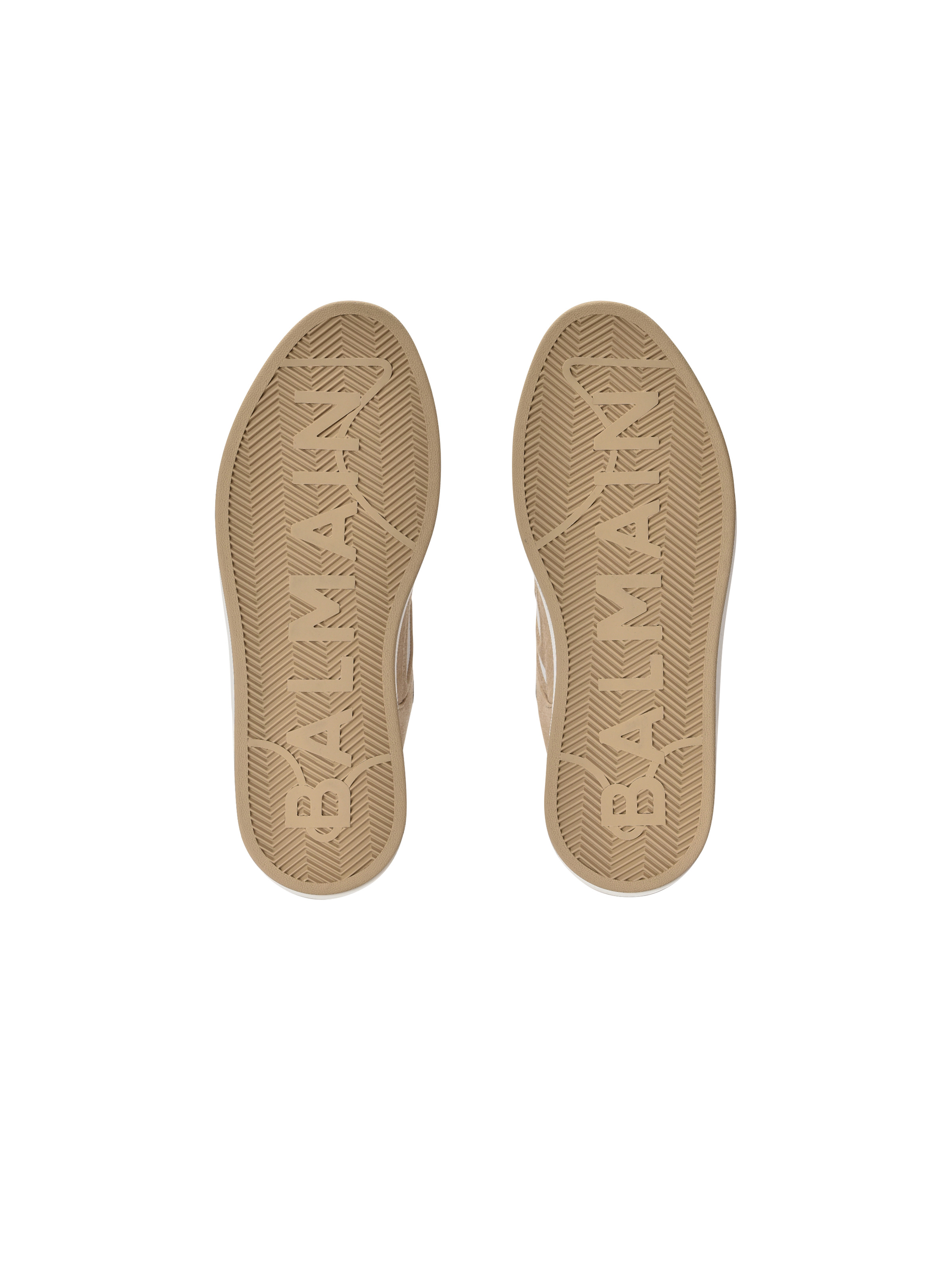 B-Court Skate trainers in fleece and calfskin - 4