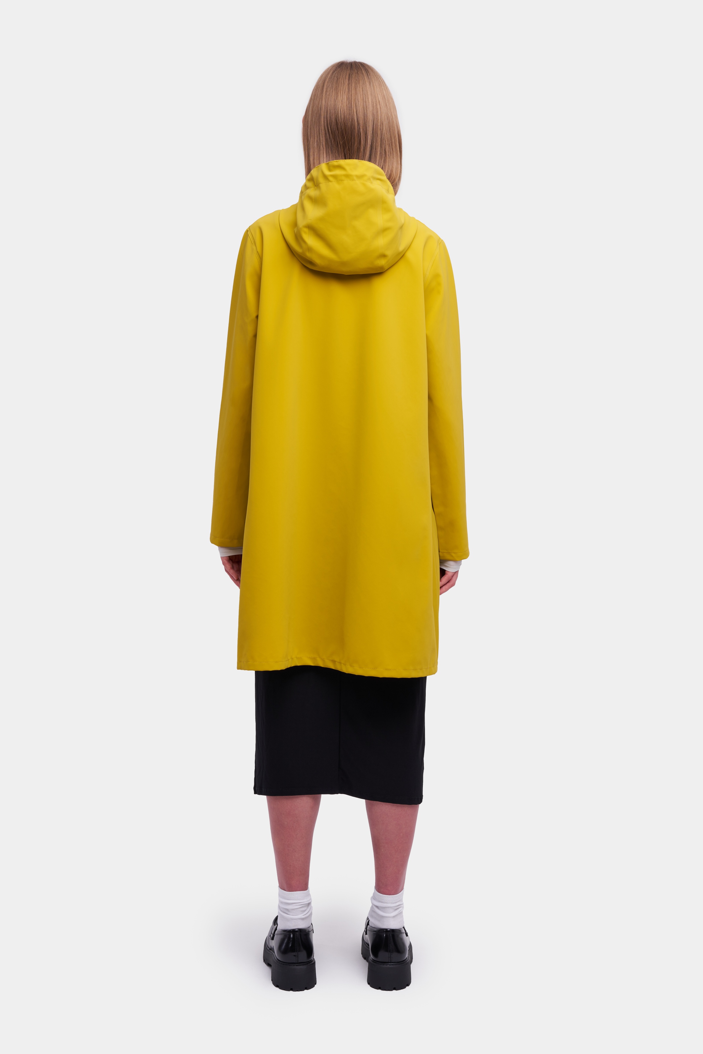 Mosebacke Lightweight Matte Raincoat Gold - 4
