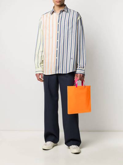 Comme Des Garçons colour-block tote bag outlook