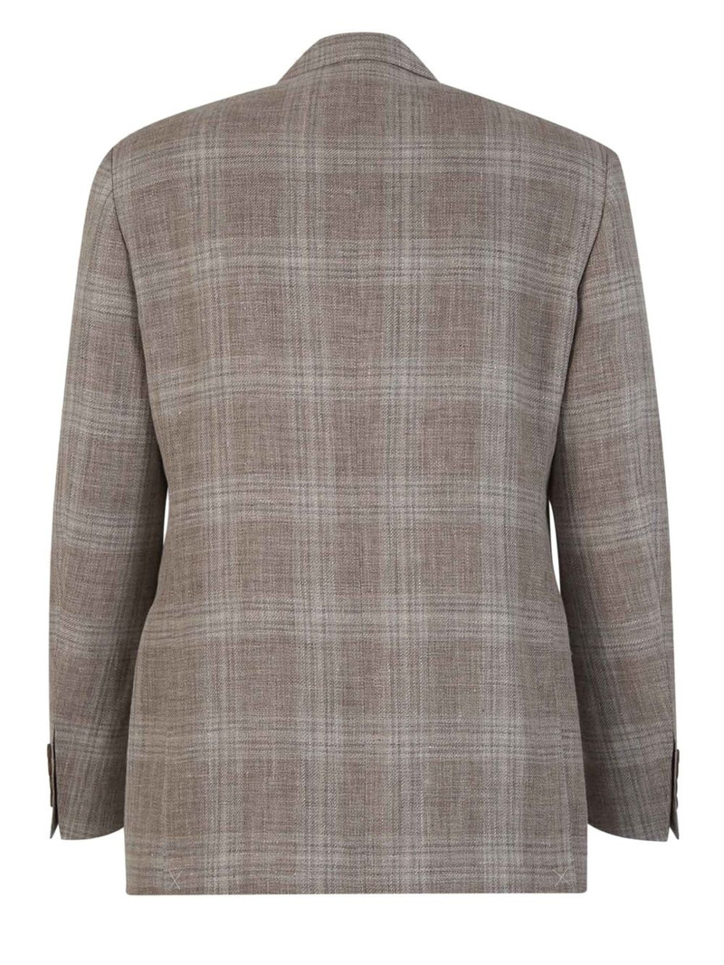 Canali checked blazer outlook