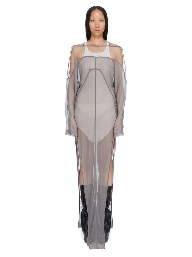 Gray Temple Collage Maxi Dress 1