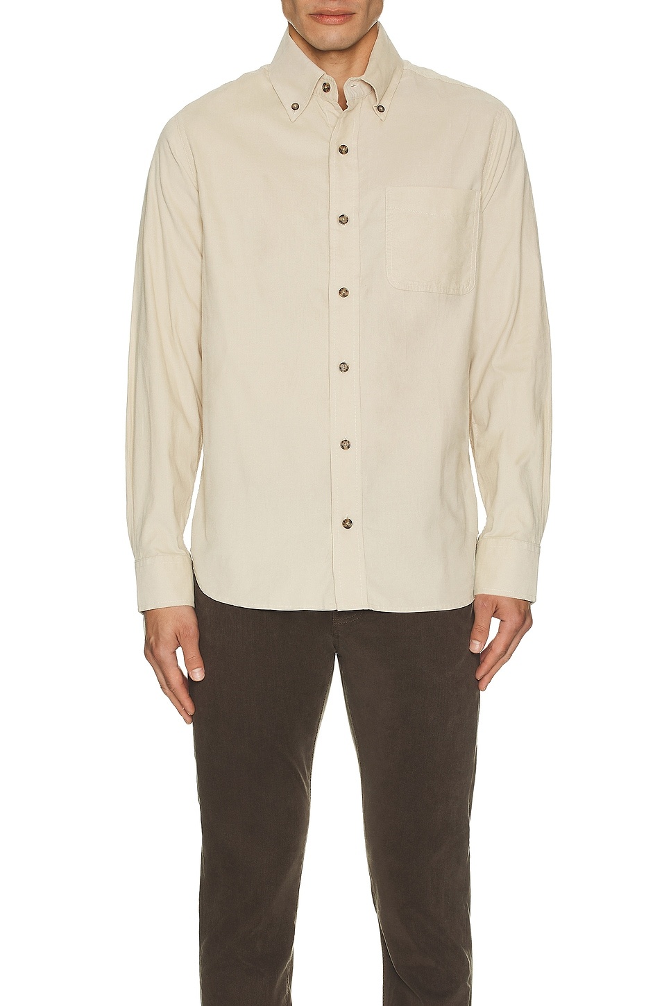 Pinwale Button Up Shirt - 3