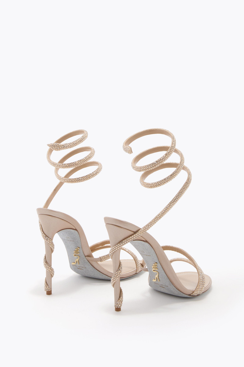 RENE CAOVILLA MARGOT NUDE SANDAL 105 outlook