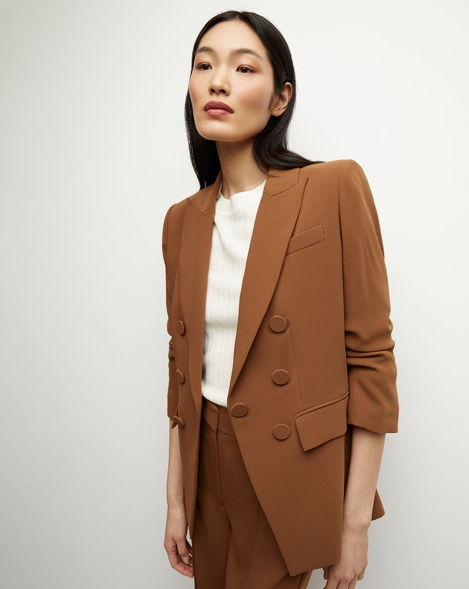 TOMI MATTE CREPE JACKET - 2