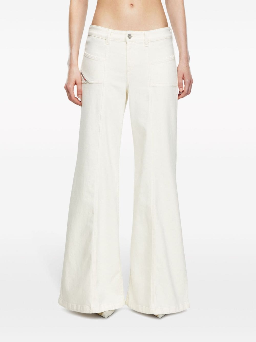 D-Akii mid-rise flared jeans - 3