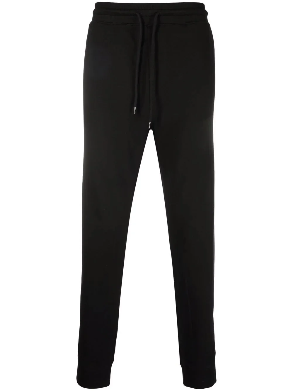 drawstring-waist cotton track trousers - 1