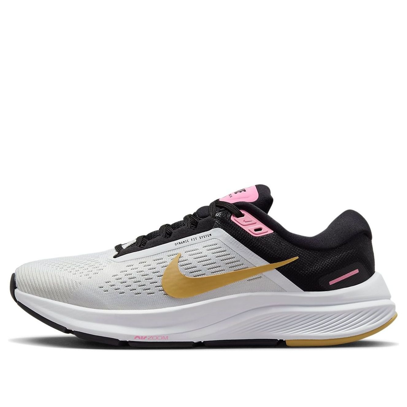 (WMNS) Nike Air Zoom Structure 24 'White Black Wheat Gold' DA8570-106 - 1