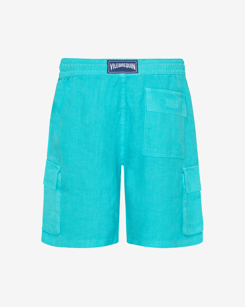 Vilebrequin MEN LINEN BERMUDA SHORTS CARGO POCKETS outlook