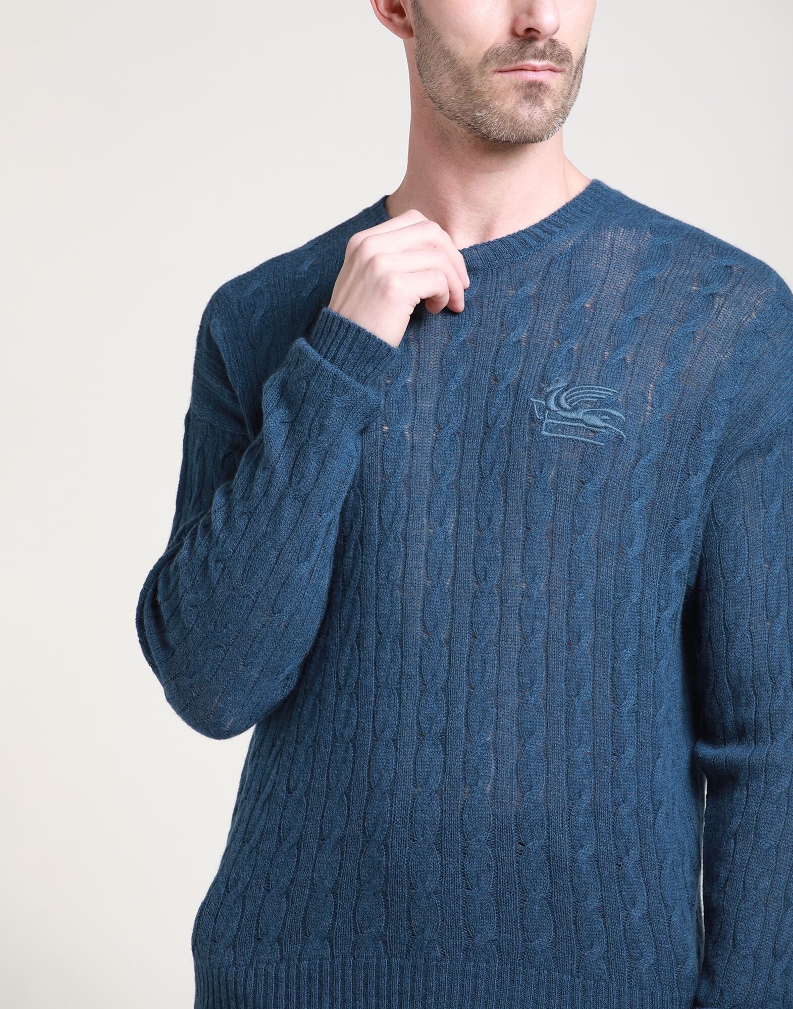 Blue Men's Cashmere Blend - 4