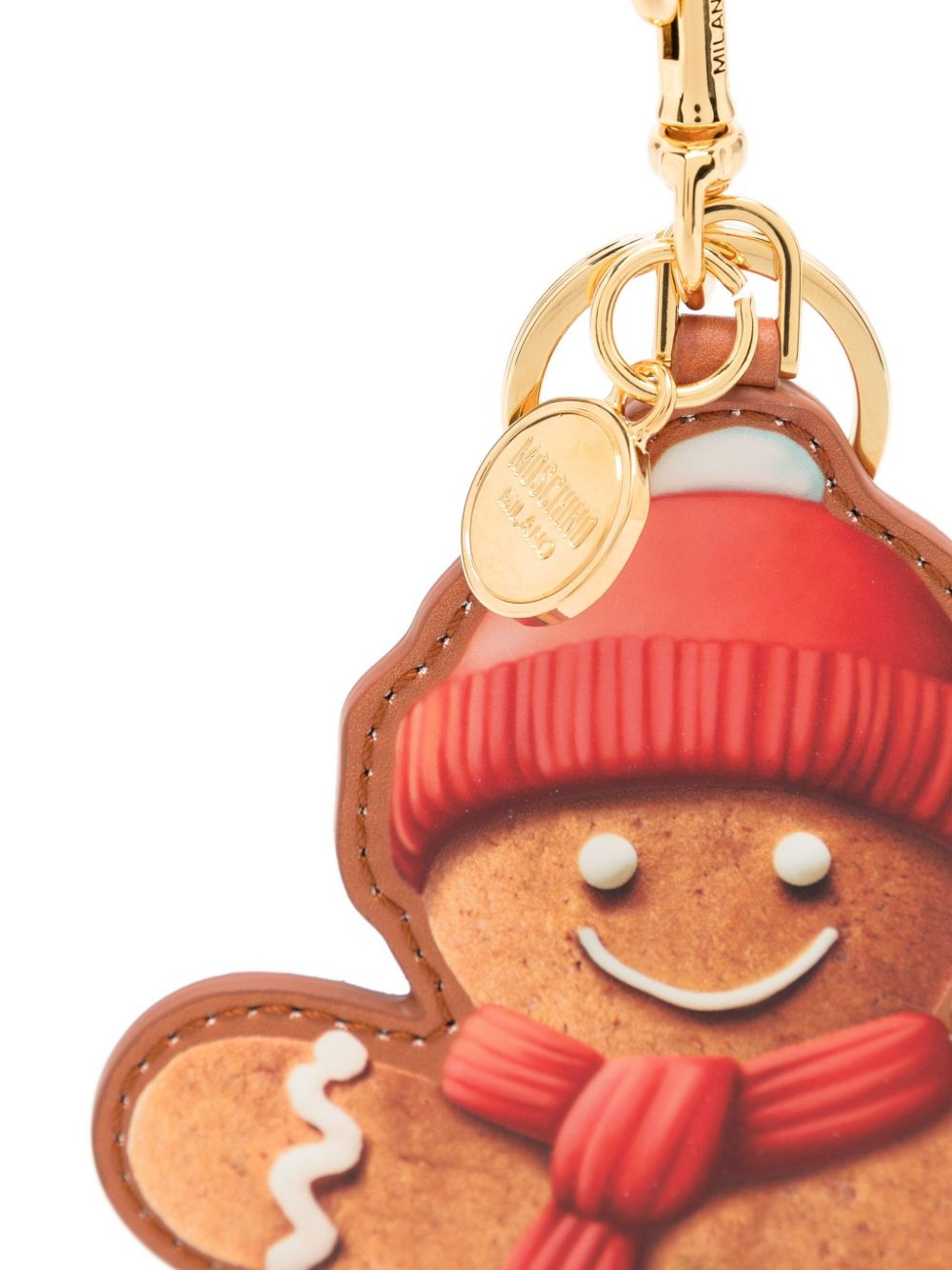 gingerbread-print keyring - 3