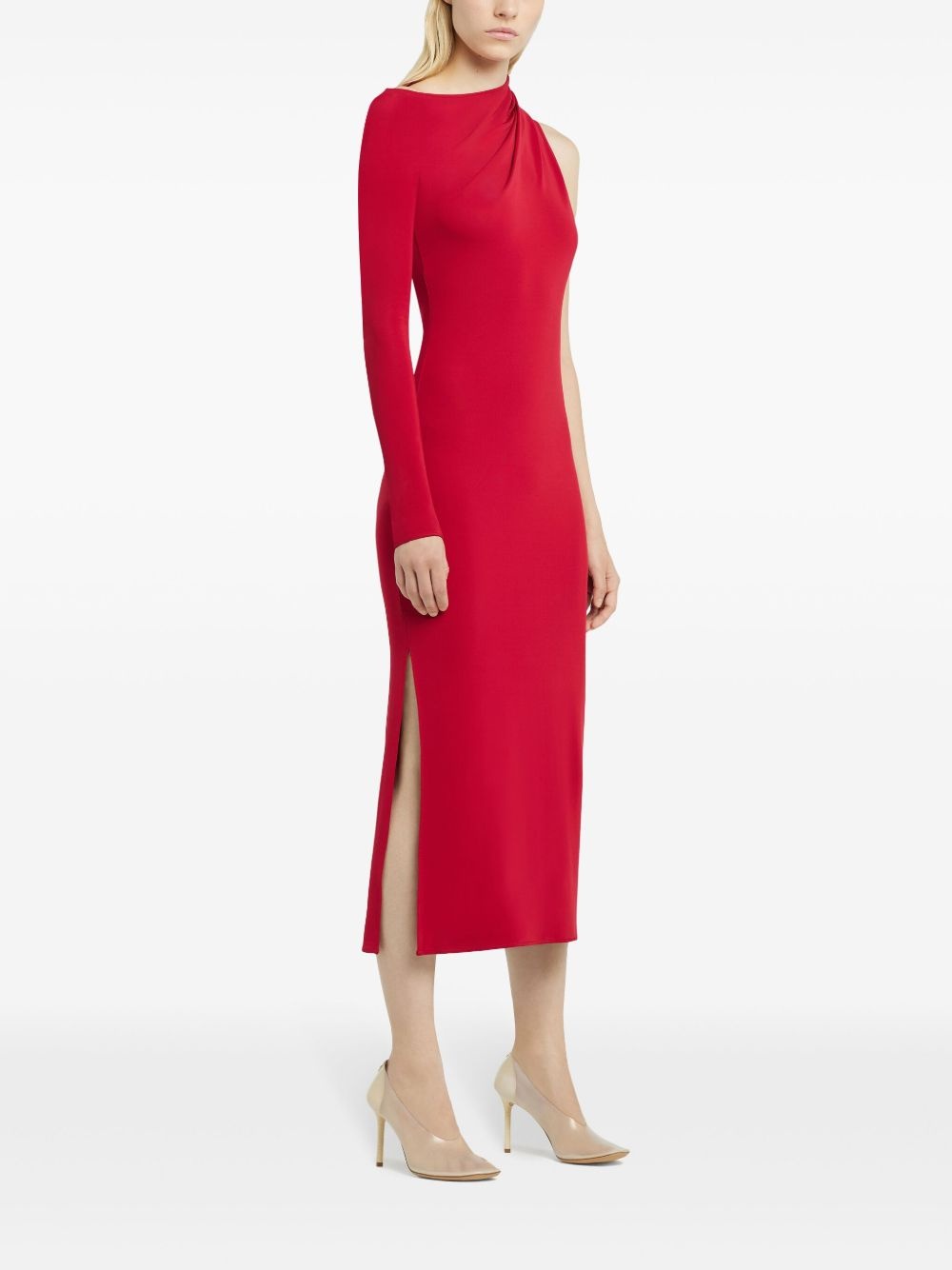 asymmetric midi dress - 3