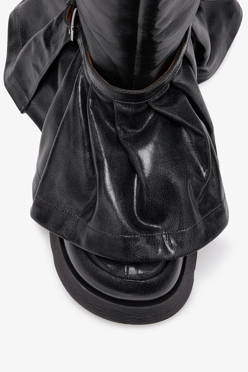 KAT HIGH BOOTS IN DARK GREY 3