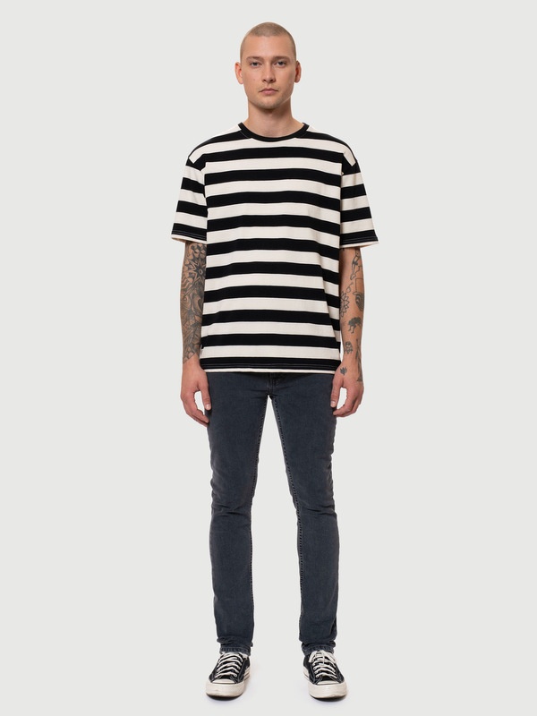 Uno Block Stripe Offwhite/Black - 2