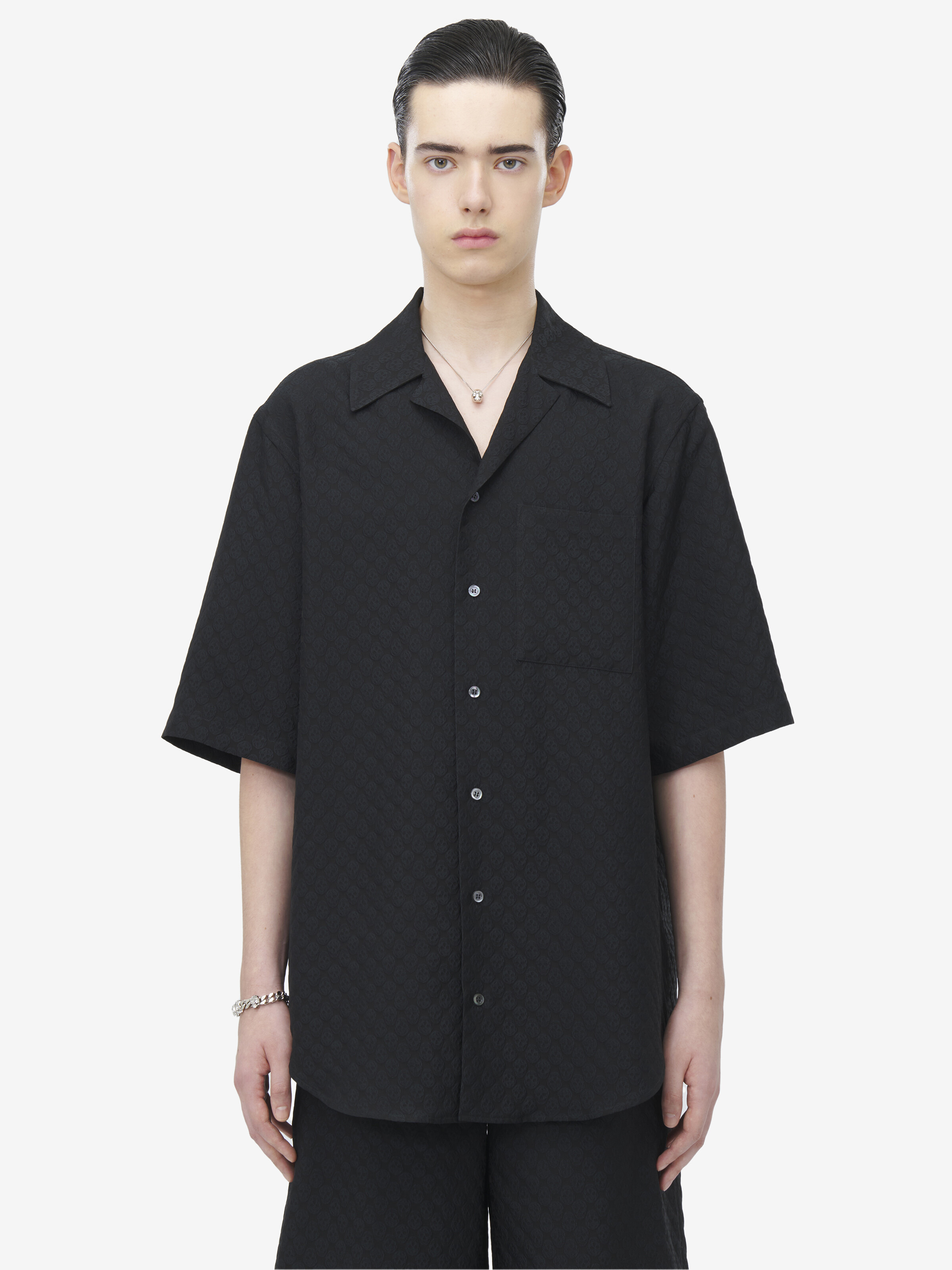 Skull Jacquard Shirt - 2